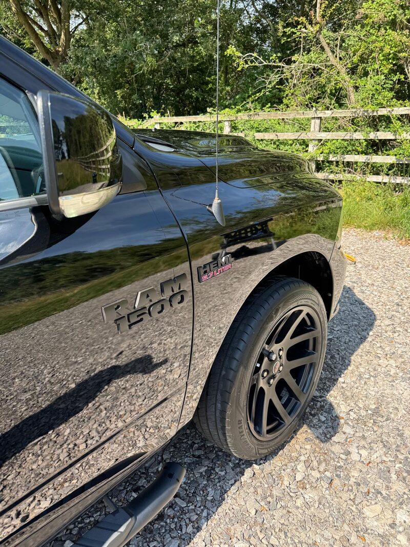 Dodge RAM wheels and arches by MV Detailing in Solihull