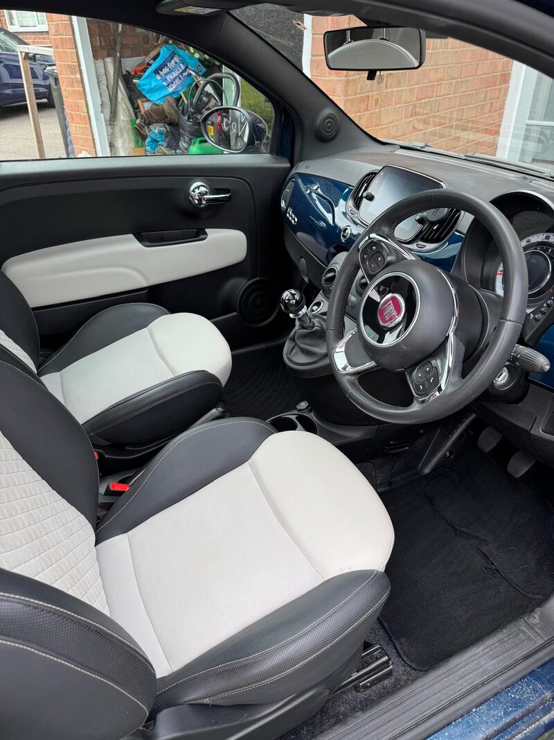 Fiat 500 interior detail by MV Detailing in the West Midlands