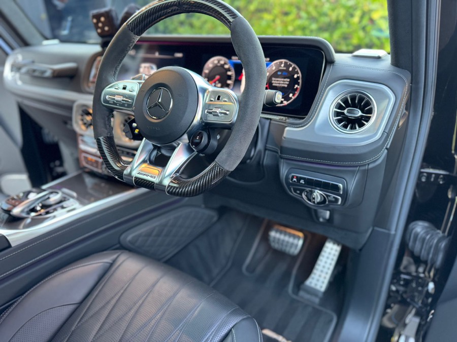 Mercedes AMG G63 interior after a deep clean by MV Detailing