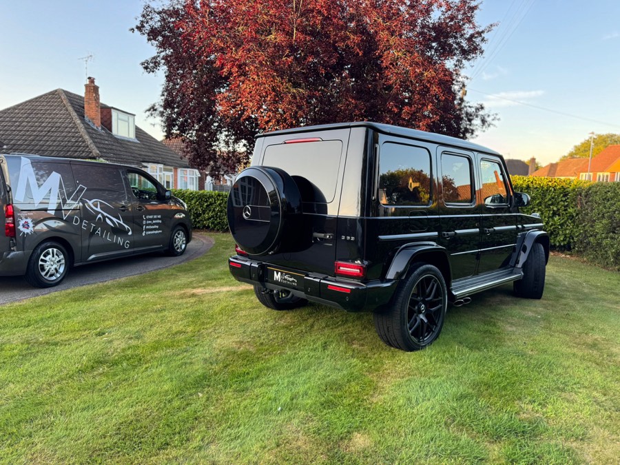 Mercedes AMG G63 valeted at a customer home in the West Midlands