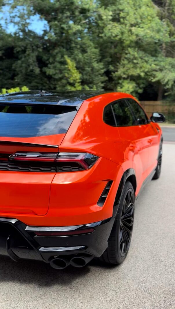 Lamborghini Urus rear detailed by MV Detailing, Solihull
