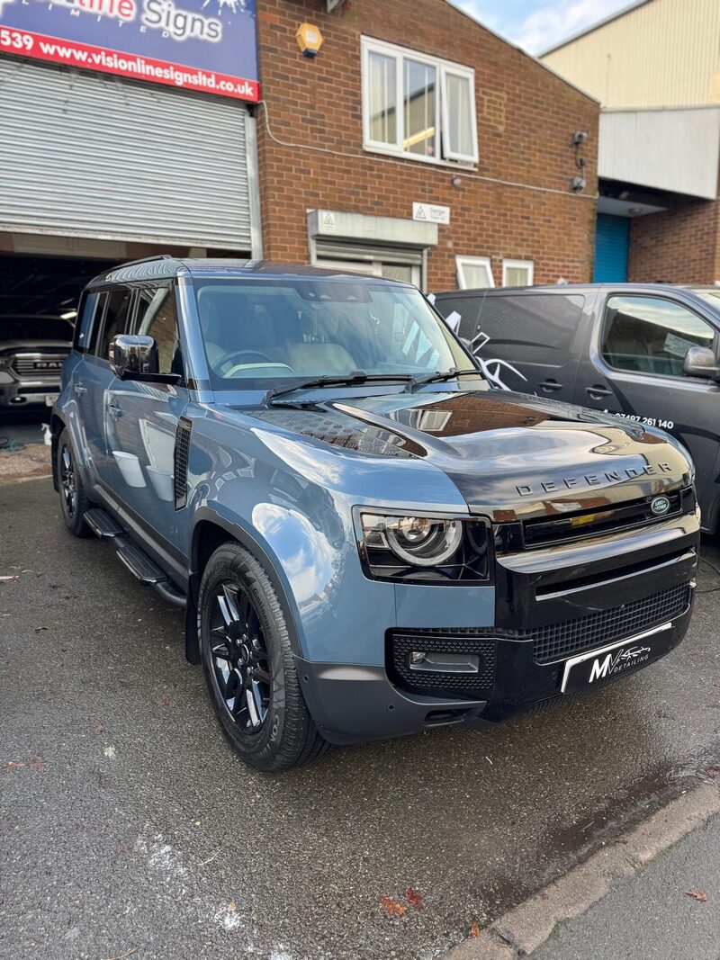 Land Rover Defender detailed by MV Detailing near Solihull