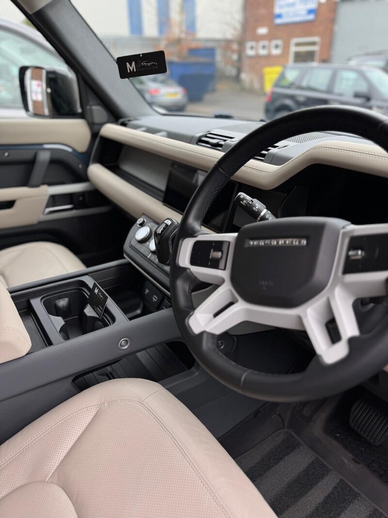 Land Rover Defender interior detailed by MV Detailing in the West Midlands