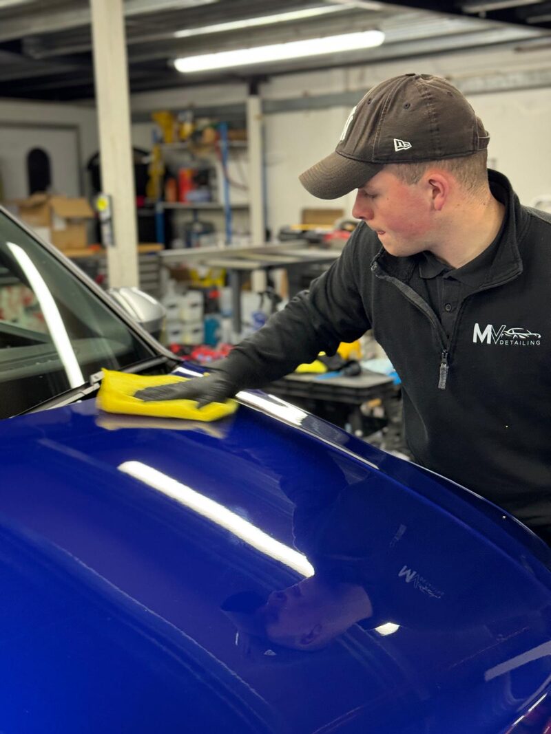 Max of MV Detailing finishing paintwork by hand
