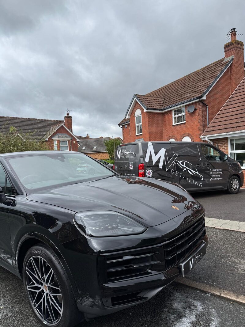 Porsche Cayenne mobile detail by MV Detailing in Birmingham