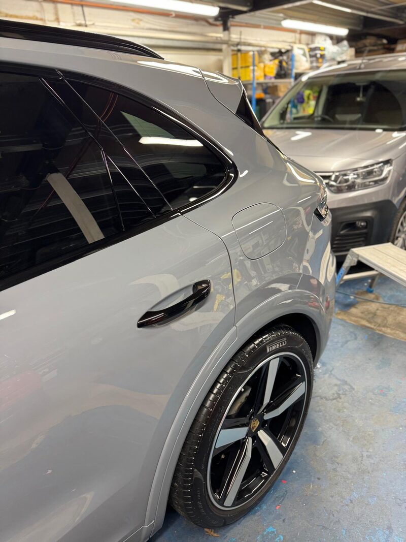 Porsche Cayenne wheels and arches by MV Detailing in Birmingham