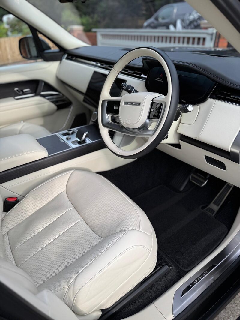 Range Rover interior detail by MV Detailing in Coventry