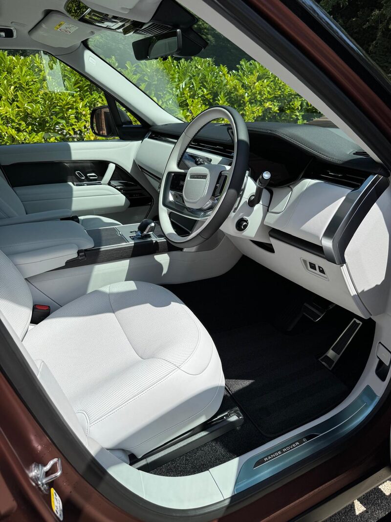 Range Rover interior detail by MV Detailing in Warwick