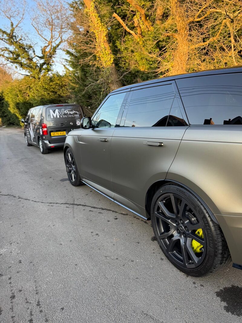 Range Rover wrap safe detail by MV Detailing in Birmingham