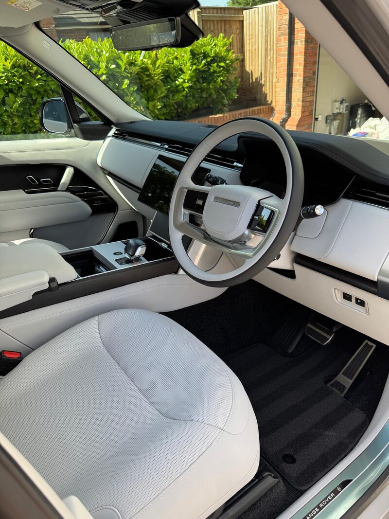 Range Rover interior detail by MV Detailing in Solihull