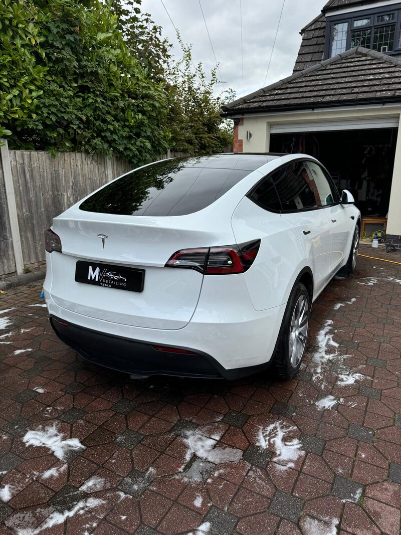 Tesla Model Y full detail by MV Detailing in Solihull